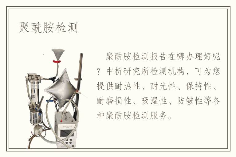聚酰胺檢測(cè)