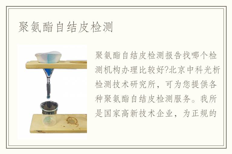聚氨酯自結(jié)皮檢測