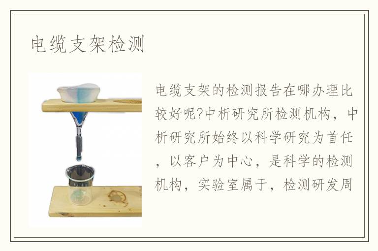 電纜支架檢測(cè)
