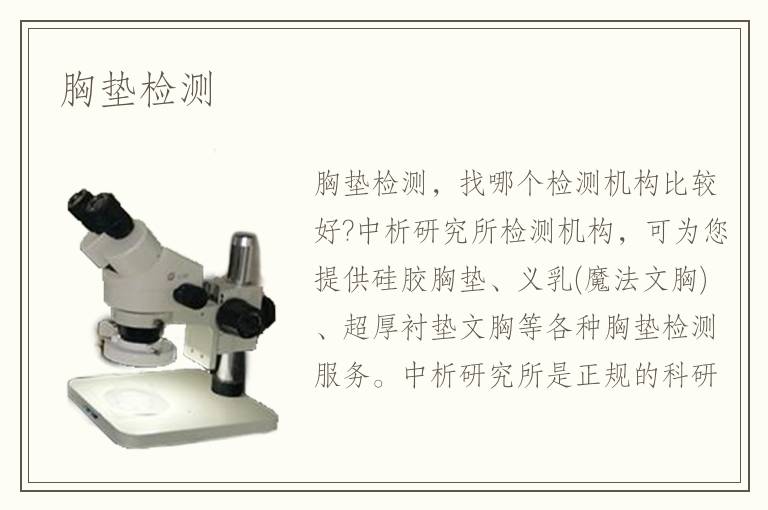 胸墊檢測