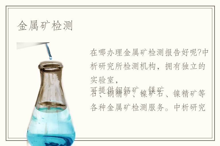 金屬礦檢測