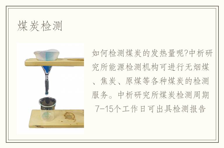 煤炭檢測