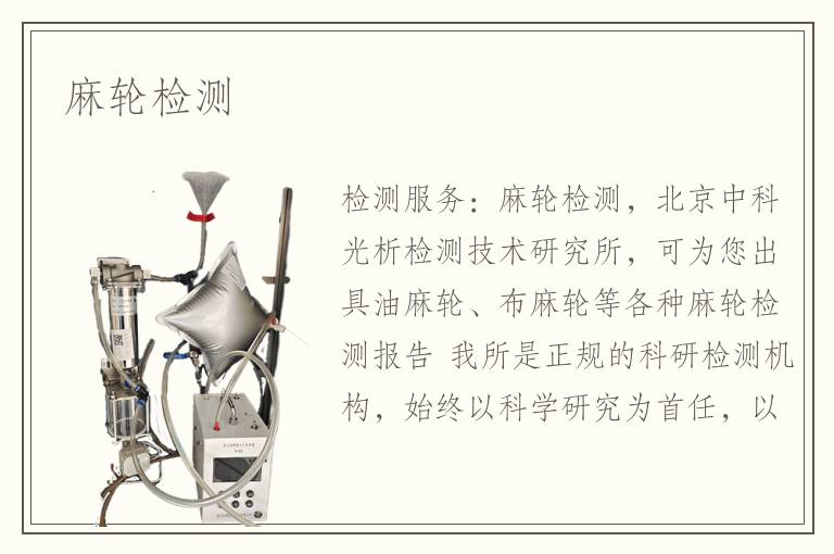 麻輪檢測